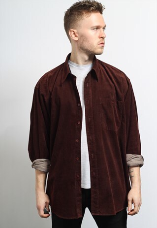 VINTAGE CORDUROY CORD SHIRT