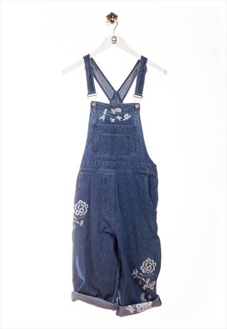VINTAGE AGAPO 90S OVERALL FLORAL STICK BLUE