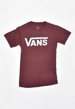 Vintage 90's Vans T-Shirt Top Brown