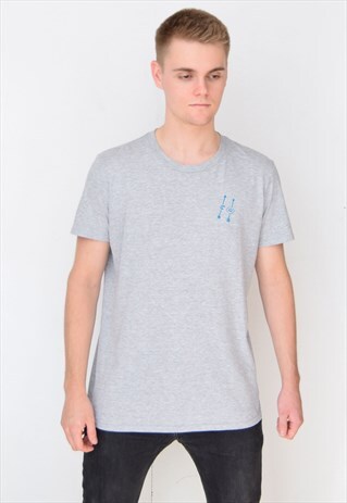 GREY ARROWS (BLUE) T-SHIRT