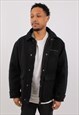 VINTAGE MEN'S TOMMY HILFIGER BLACK COAT