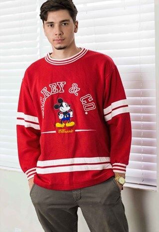 VINTAGE DISNEY SWEATSHIRT LOGO 90S X 19.6