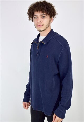 VINTAGE 90'S RALPH LAUREN 1/4 ZIP JUMPER