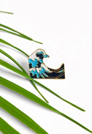 ENAMEL PIN WAVE DESIGN