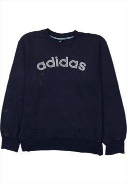 Vintage 90's Adidas Sweatshirt Spellout Crew Neck