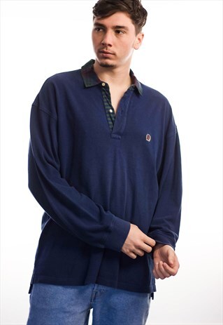 VINTAGE TOMMY HILFIGER LOGO SHIRT 90S XL 14.1
