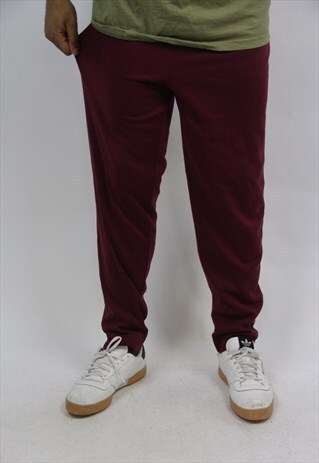 VINTAGE MAROON 90'S TRACKSUIT BOTTOMS