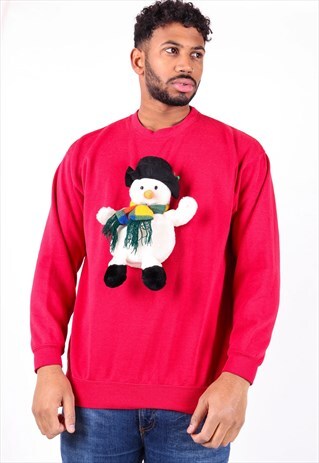 CHRISTMAS SNOWMAN JUMPER AWSW63