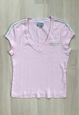 Y2K Baby Pink Sports T-Shirt