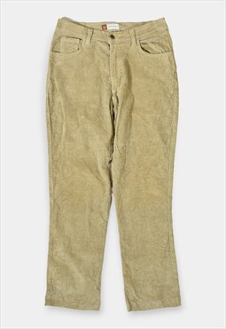 Vintage Corduroy Trousers Logo Brown