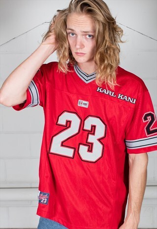 VINTAGE KANI SPORTS KARL KANI 23 RED UNISEX JERSEY