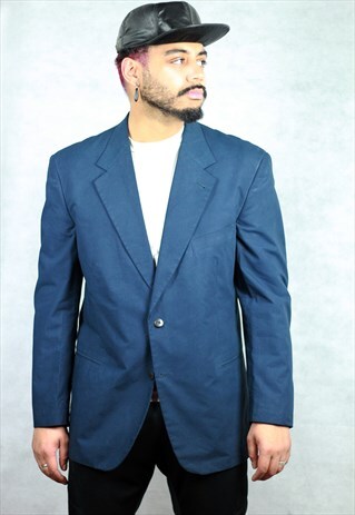 VINTAGE VALENTINO NAVY BLAZER