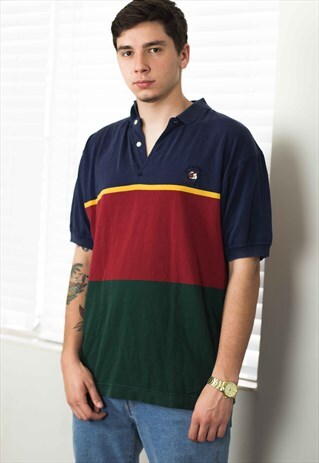 VINTAGE NAUTICA SHIRT LOGO 90S L 11.3