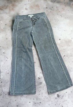 Vintage Y2K O'Neil Grey Faded Out Flared Jeans