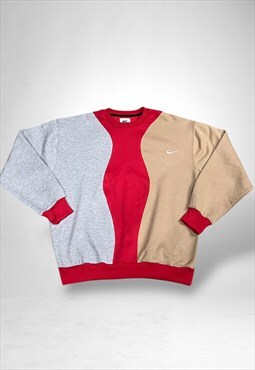 Reworked Nike Embroidered Sweatshirt