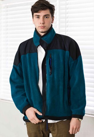 VINTAGE REI FLEECE JACKET 90S L 23.5