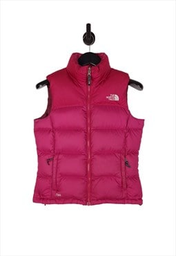 The North Face Gilet 700 Size S/P UK 8/P Pink Women's Down 