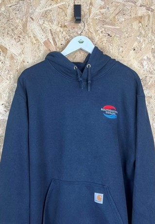 CARHARTT NAVY MENS HOODIE XL