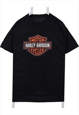 Harley Davidson 90's Back Print Short Sleeve Graphic T Shirt