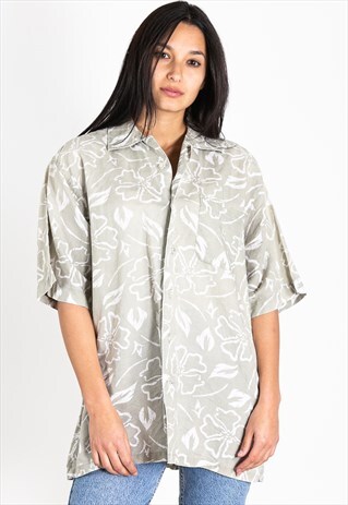 VINTAGE 80S HAWAIIAN SHORT SLEEVE SHIRT / S2040