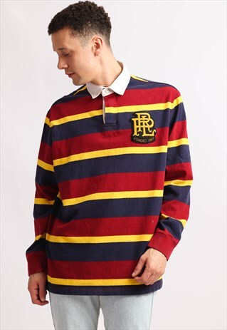 VINTAGE POLO RALPH LAUREN LONG SLEEVE POLO SHIRT