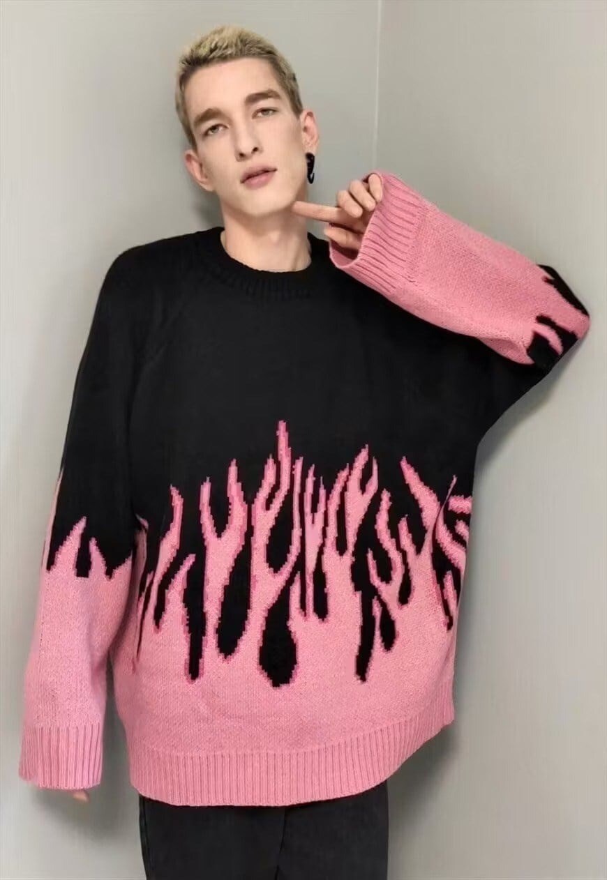 Asos flame sale sweater