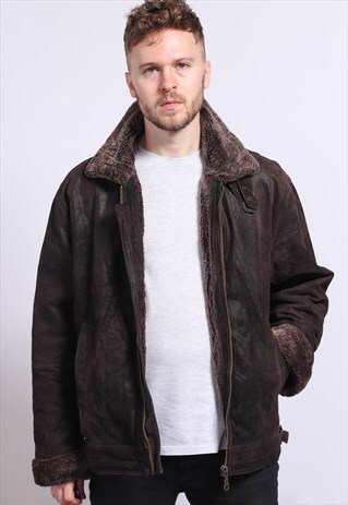 VINTAGE LEATHER AVIATOR JACKET