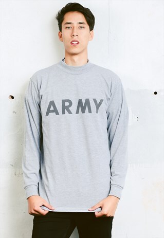 VINTAGE ARMY LONG SLEEVE TOP