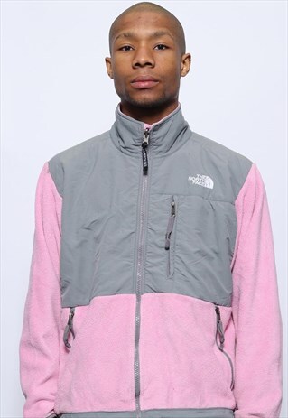 VINTAGE NORTH FACE DENALI LOGO FLEECE PINK