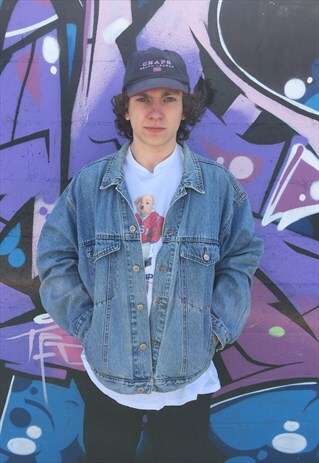 VINTAGE LIGHT WASH DENIM JACKET