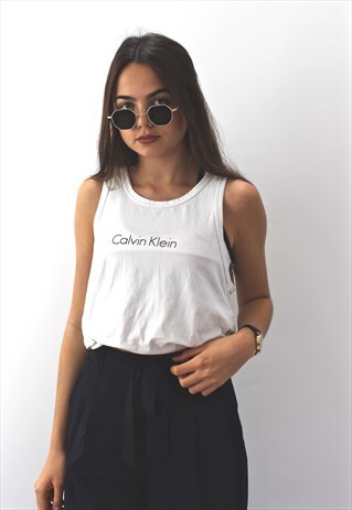 90'S RETRO SPELL-OUT VEST TOP
