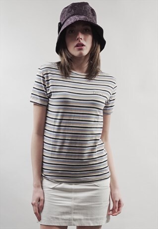 VINTAGE 90'S DOLCE & GABBANA STRIPED T-SHIRT