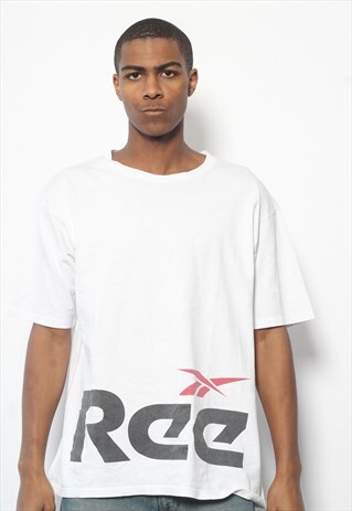 VINTAGE REEBOK LOGO T-SHIRT WHITE