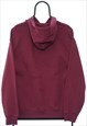 VINTAGE UNIVERSAL SCHOOL GRAPHIC MAROON HOODIE MENS