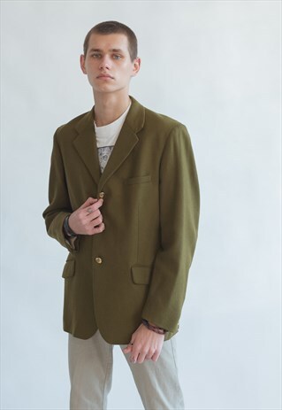 VINTAGE 50S MILITARY JACKET WITH GOLDEN BUTTONS