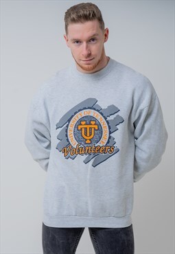 Vintage USA Tennessee Graphic Sweatshirt in Grey XL