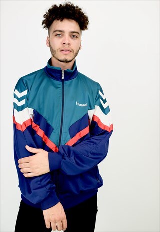 VINTAGE 90'S HUMMEL TRACK JACKET