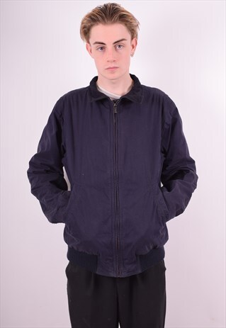HENRI LLOYD MENS VINTAGE HARRINGTON JACKET XL BLUE 90'S