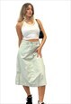 Vintage Y2k Cargo Midi Skirt