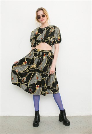 VINTAGE CO-ORD SET SKIRT AND TOP