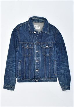 Vintage 90's Guess Denim Jacket Blue