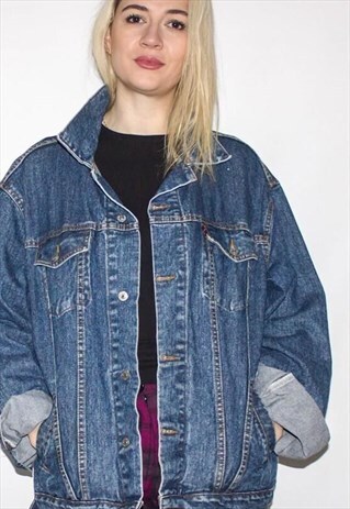 VINTAGE 90'S DARK WASH LEVI'S DENIM JACKET