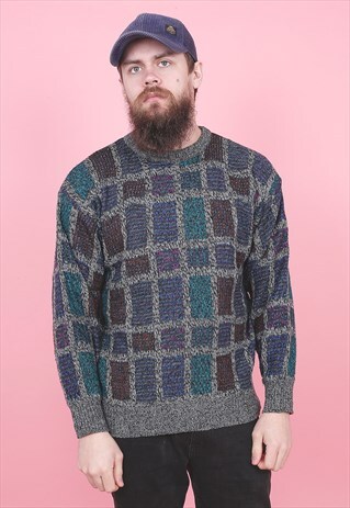 VINTAGE CHECK PATTERNED JUMPER /R6215