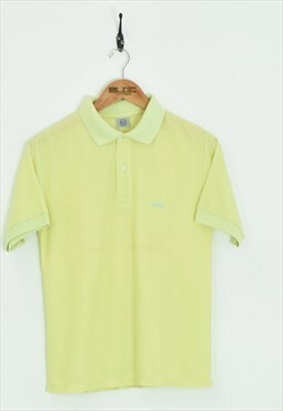 Vintage Hugo Boss Polo T-Shirt Yellow XSmall