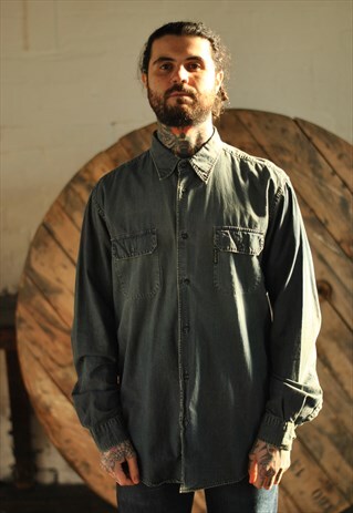 VINATGE 90S ARMANI DENIM SHIRT