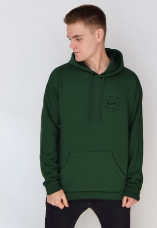 GREEN 5 EMBLEM HOODIE