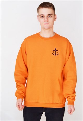 ORANGE V.L.N.S ANCHOR (NAVY) SWEATSHIRT