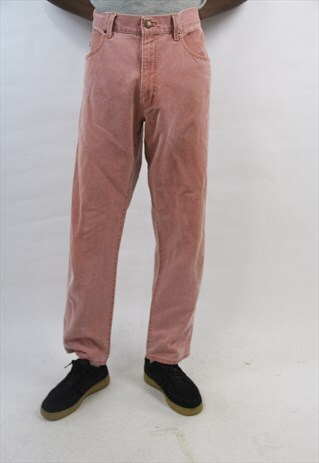 VINTAGE ARMANI FADED RED JEANS