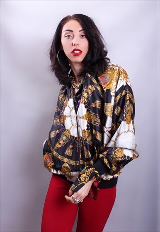 BAROQUE PRINT BOMBER