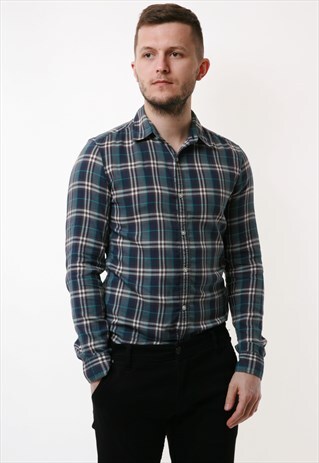 VINTAGE OLDSCHOOL BURBERRY BRIT COTTON SHIRT 14494